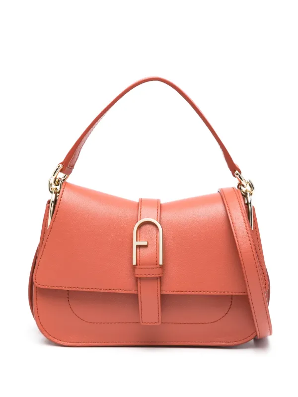 Furla レザー ハンドバッグ | オレンジ | FARFETCH JP