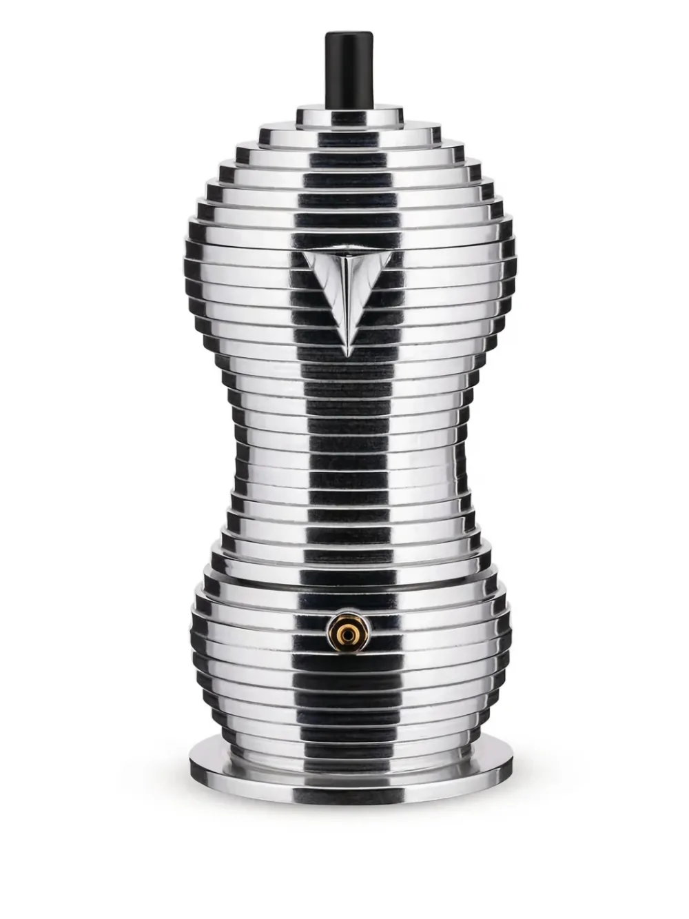 Alessi Layered Espresso Coffee Maker In Silver