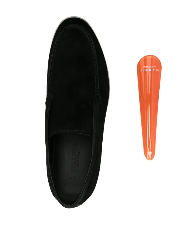 Scarosso Leonardo Suede Boots | Black | FARFETCH