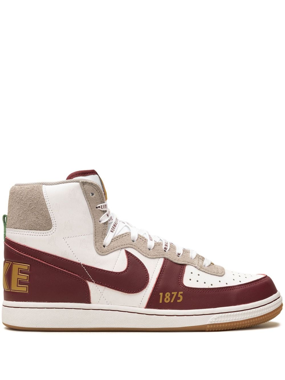 Nike Terminator High "alabama A&m University" Sneakers In White