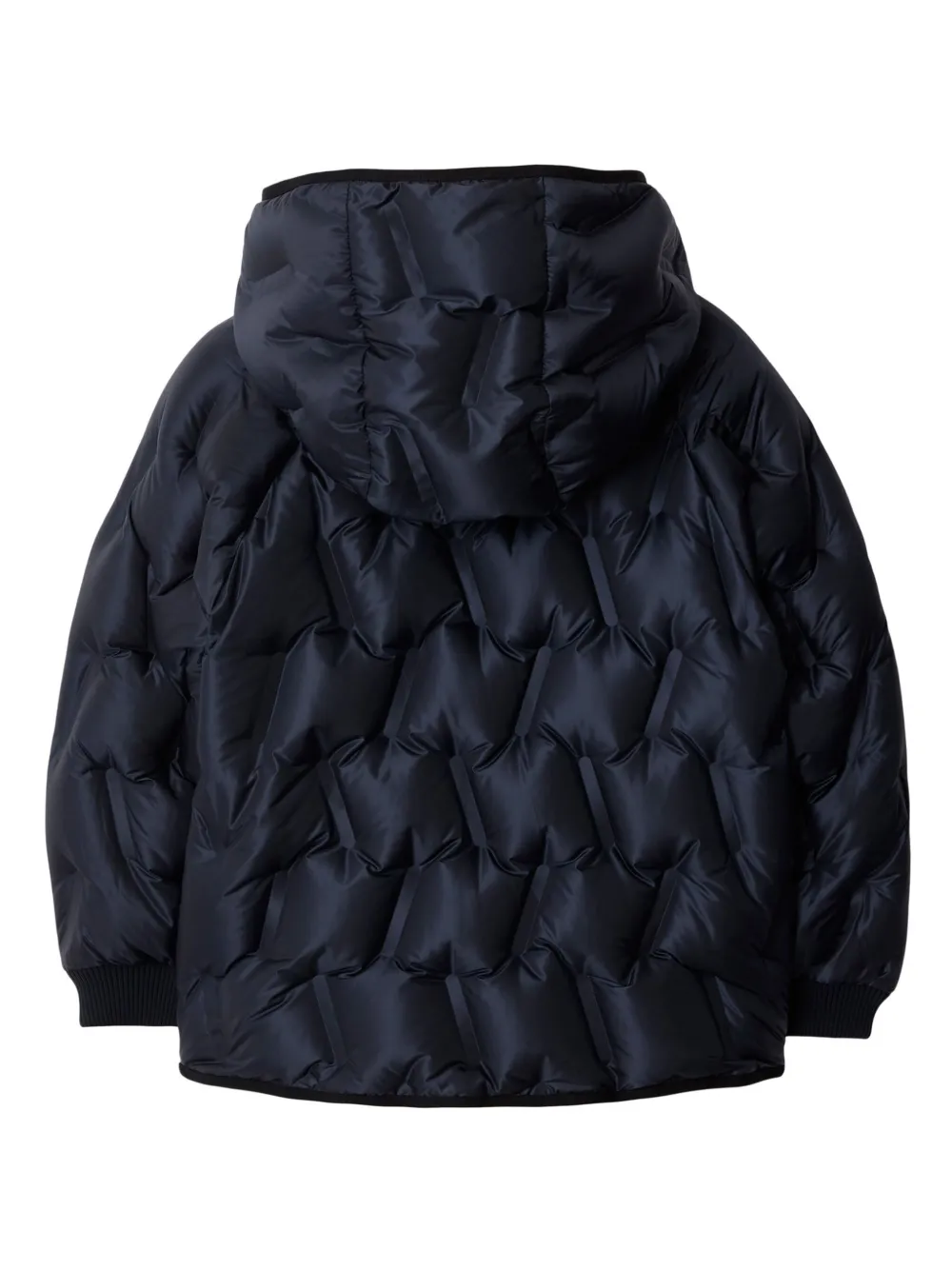 Burberry Kids Donsjack met capuchon Blauw