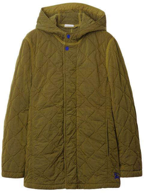 Burberry diamond-quilted hooded jacket Women