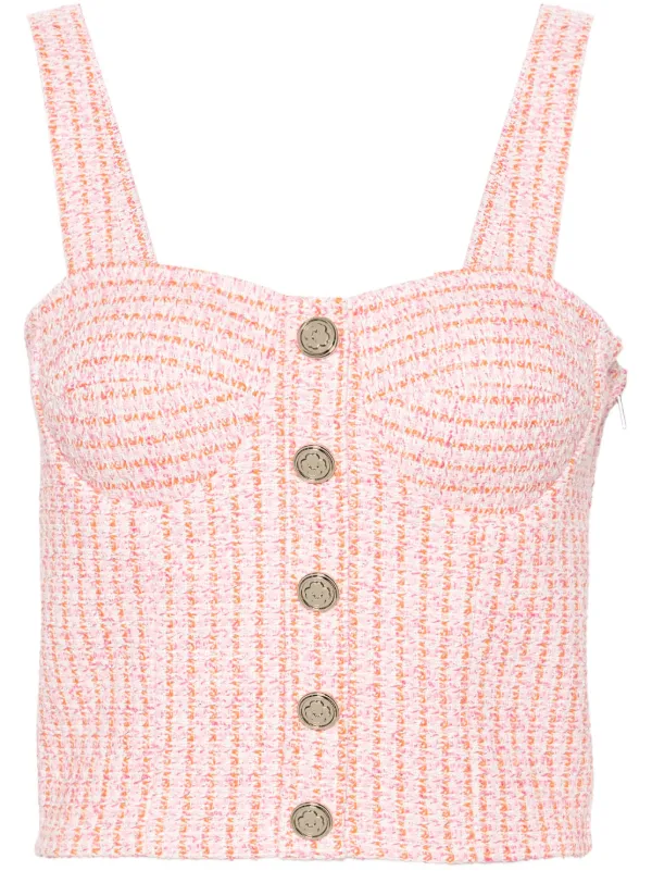 ミストレアス Nep Tweed Compact Bustier ブルー グレー - メルカリ