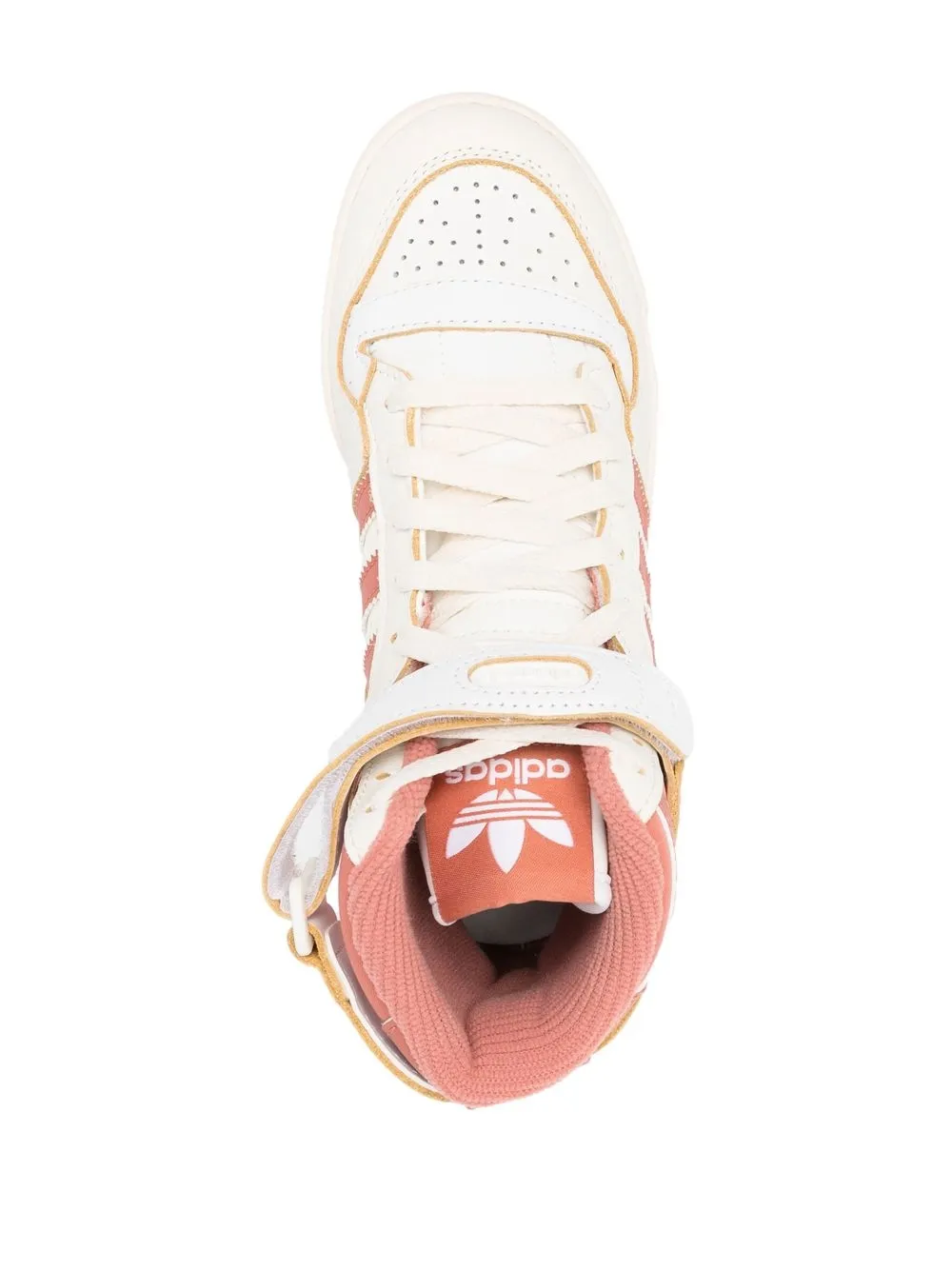 Adidas Originals Forum 84 High-top Sneakers In Off White/magic Earth/ftwr White
