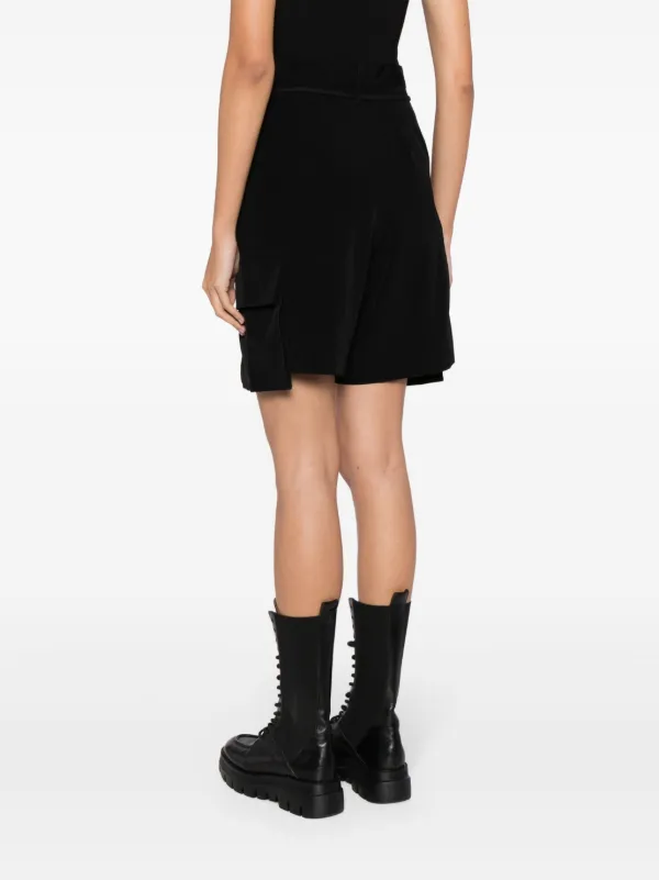 Yohji Yamamoto ブラック スカート付きパンツ Yohji Yamamoto ブラック スカート付きパンツ STAFF STYLING