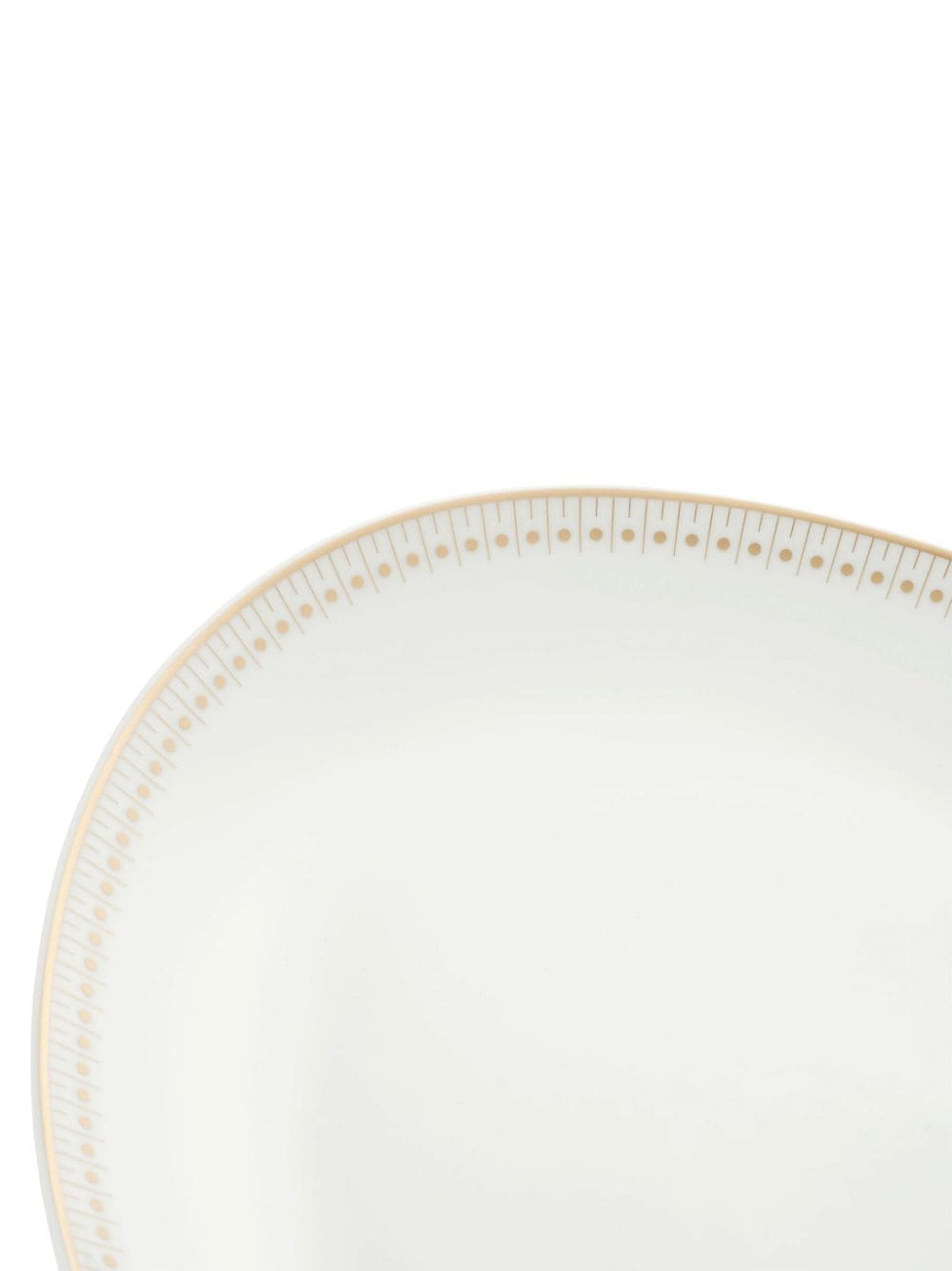 Shop Christofle Malmaison Impériale Oval Plate In White