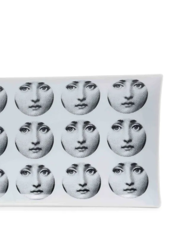 FORNASETTI トレイ Fornasetti プリント スクエアトレイ | グレー | FARFETCH JP