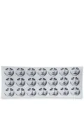 Fornasetti graphic-print rectangular tray - Grey