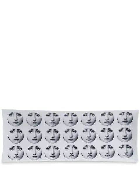 Fornasetti graphic-print rectangular tray