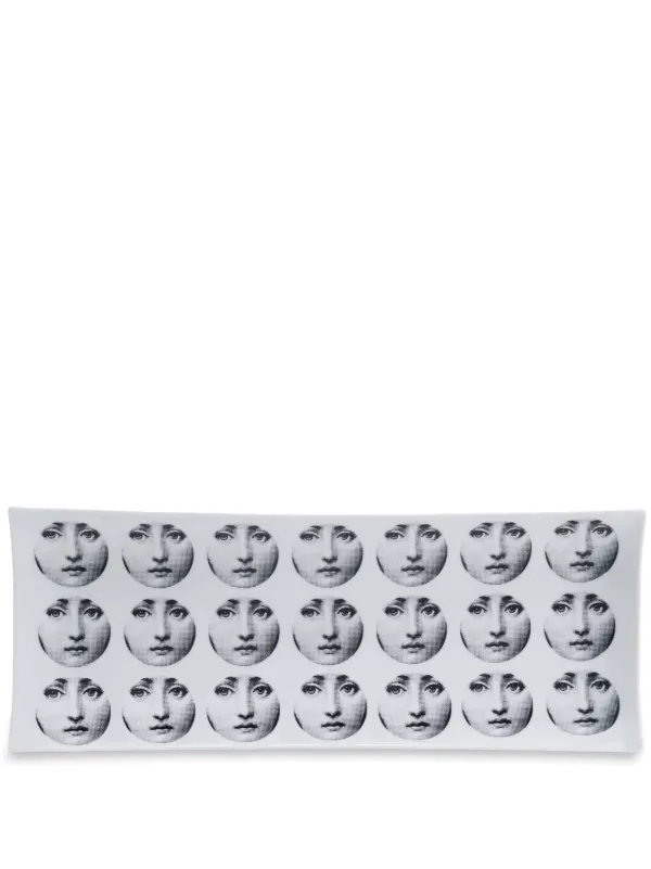 FORNASETTI トレイ Tray Face & Stripes in Multicolour | Fornasetti®