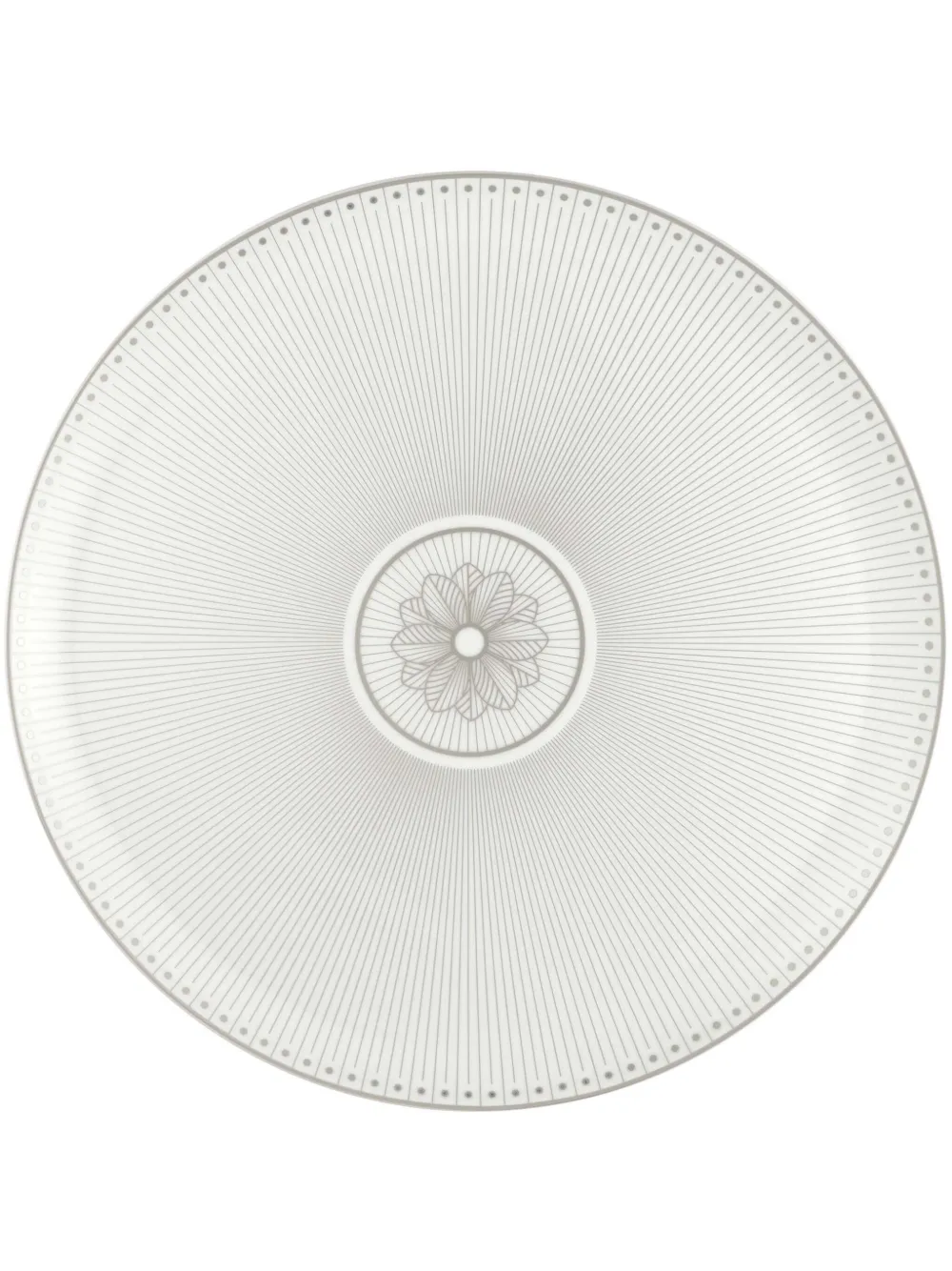 Christofle Malmaison Impériale Porcelain Pie Dish In Weiss