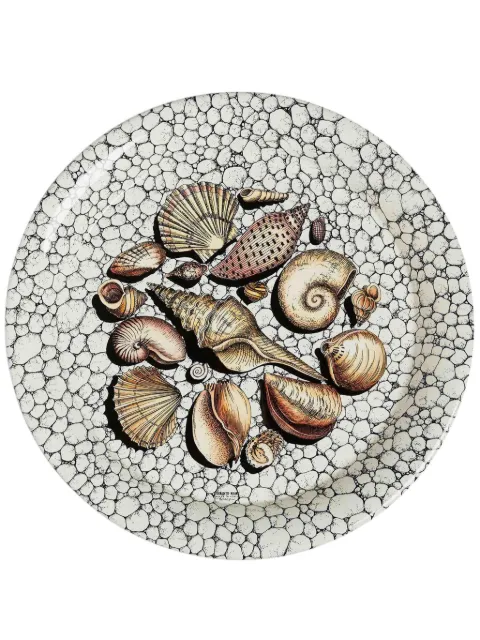 Fornasetti Conchiglie e Ciotoli iron tray
