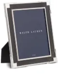 Ralph Lauren Home Grafton geometric-pattern frame set (8x10cm) - Black