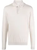 Eleventy long-sleeve polo shirt - Neutrals