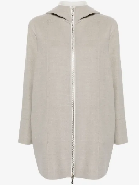 Eleventy veste en laine à capuche