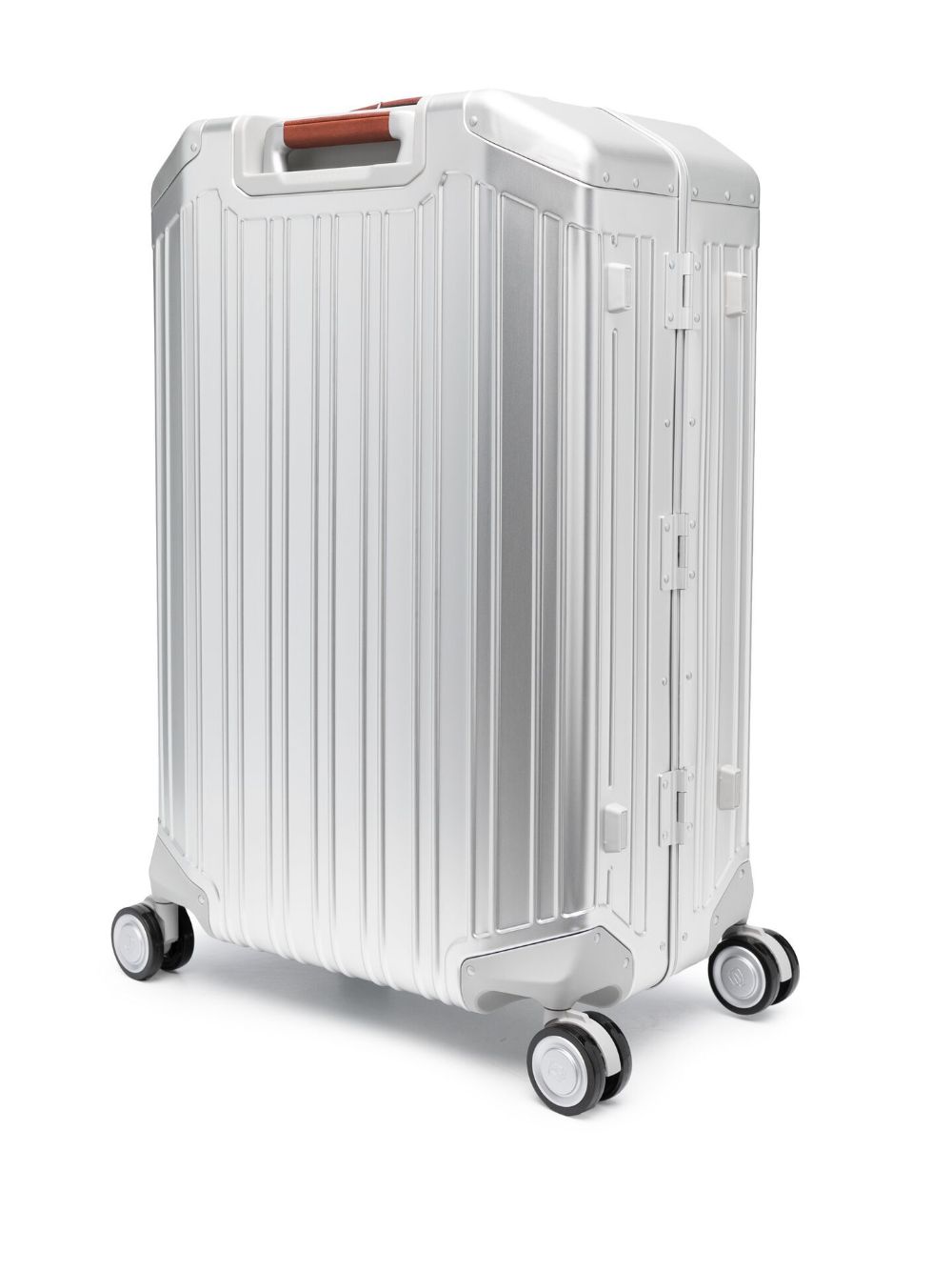 PIQUADRO medium aluminium suitcase - GRIGIO