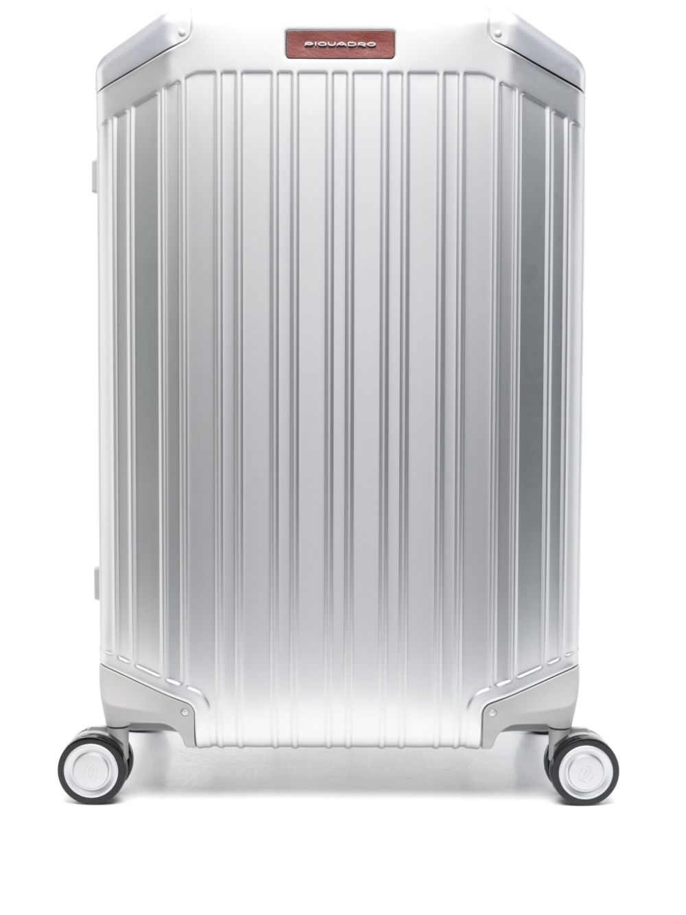 PIQUADRO medium aluminium suitcase - Grey