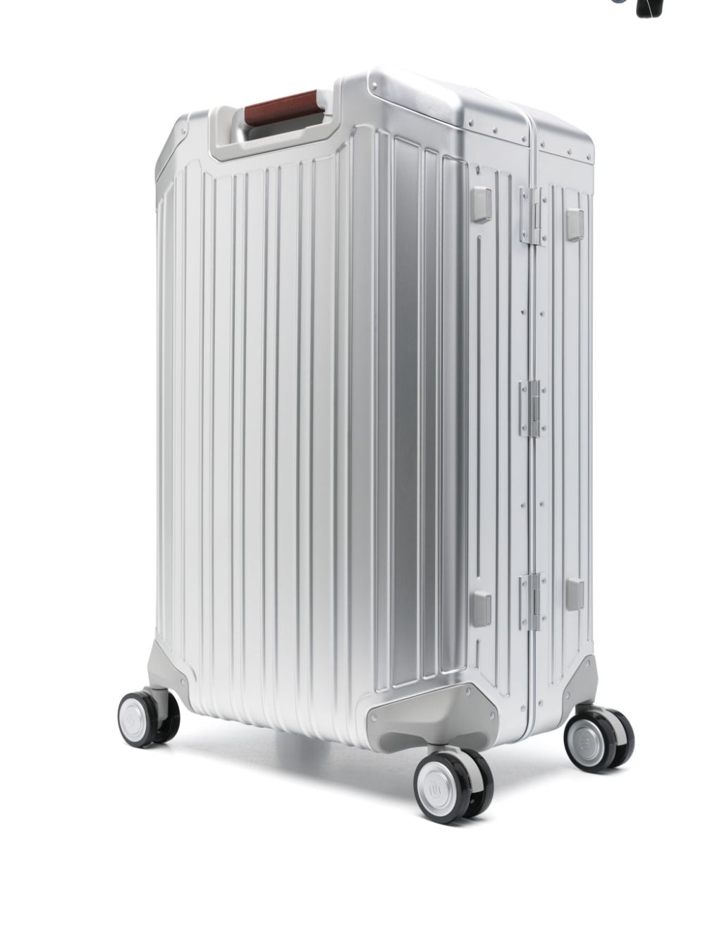 PIQUADRO medium aluminium suitcase - Grey