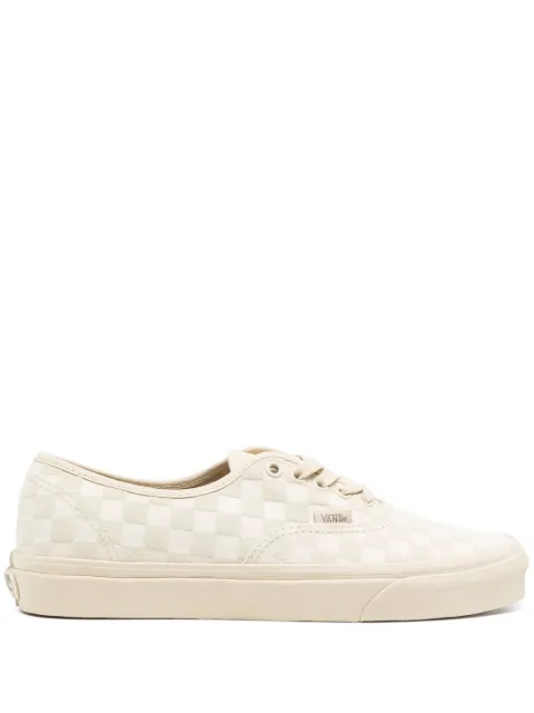 Vans logo-patch check-pattern sneakers 