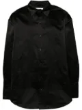 Saint Laurent silk duchess-satin shirt - Black