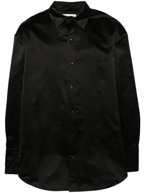 Saint Laurent silk duchess-satin shirt