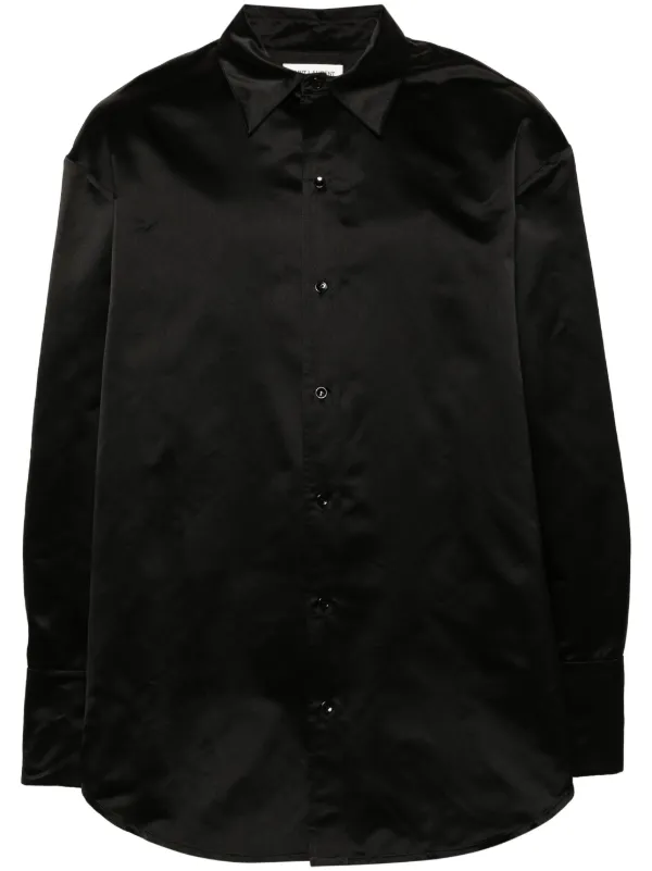 Saint laurent silk shirt on sale