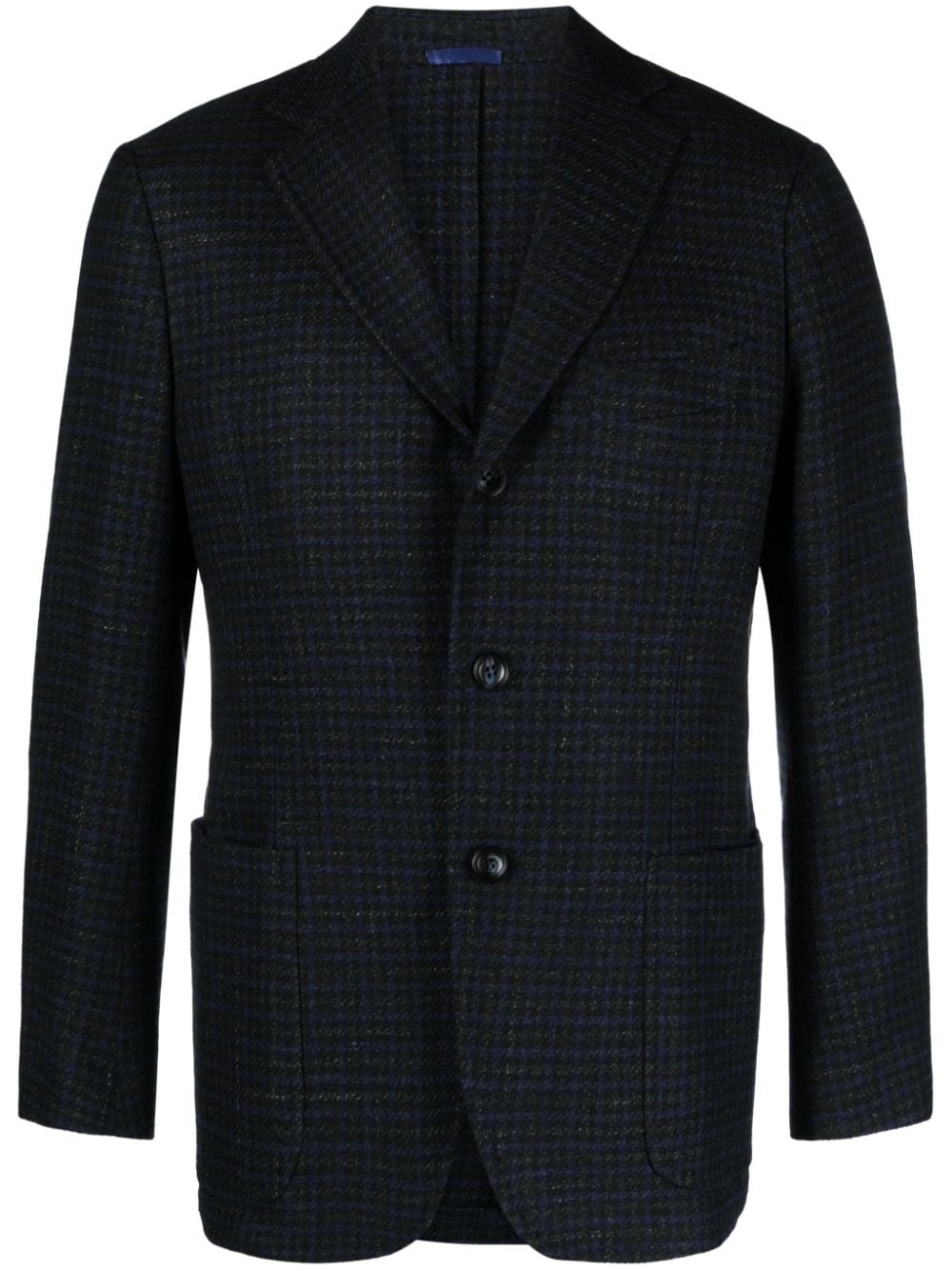 SARTORIO NAPOLI Blazer a quadri - Nero