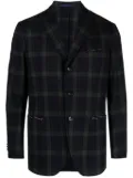 SARTORIO NAPOLI plaid-check virgin wool blazer - Grey