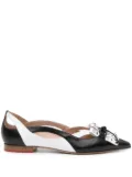 Scarosso Classic leather ballerina shoes - Black