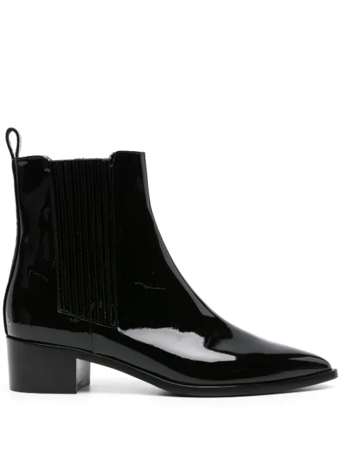 Scarosso Olivia 40mm patente-leather Chelsea boots