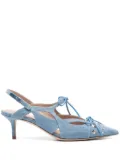 Scarosso x Paula Cademartori Blazing 60mm denim pumps - Blue