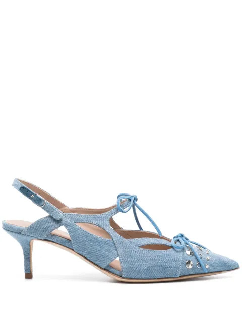 Scarosso x Paula Cademartori Blazing 60mm denim pumps