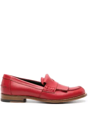 Ferragamo Vivaldo ローファー | レッド | FARFETCH JP