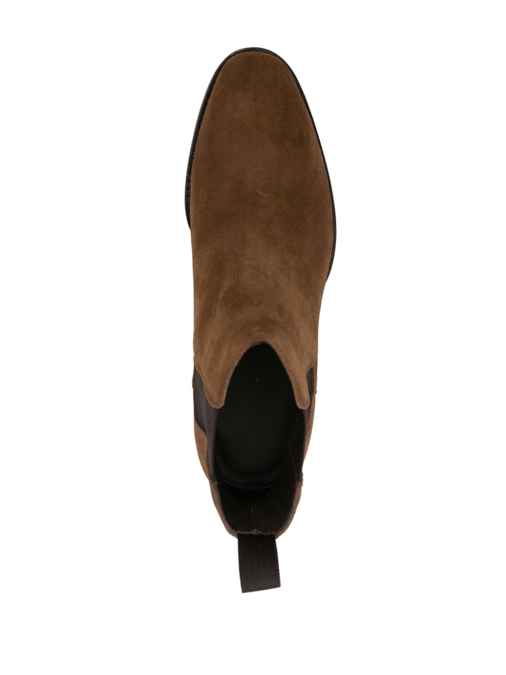 Shop Scarosso Axel Suede Boots In Brown