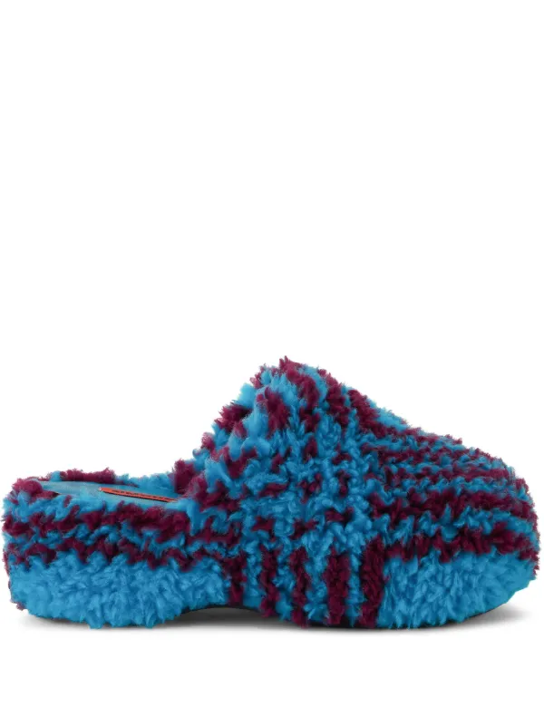 Simon Miller Bubble faux shearling Clogs Farfetch