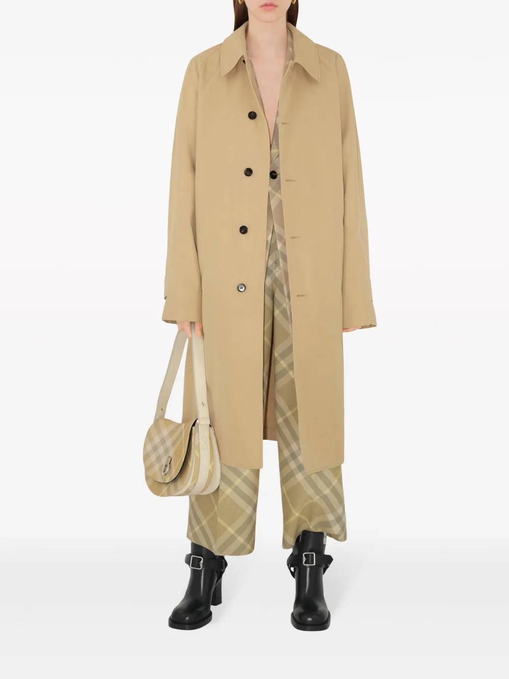 Burberry Wollen jas - Beige