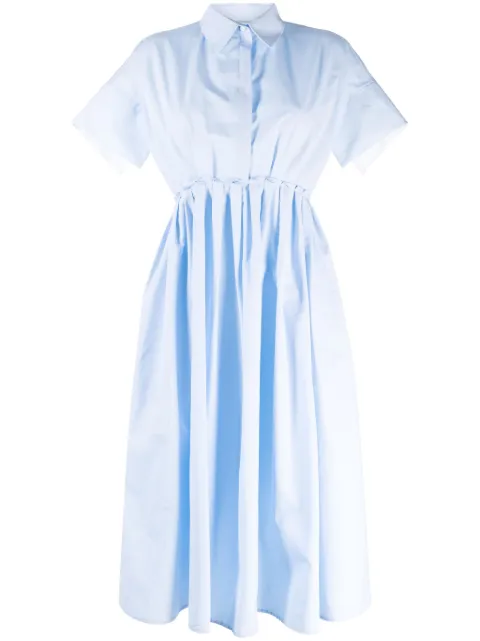 Dice Kayek short-sleeve cotton midi shirtdress
