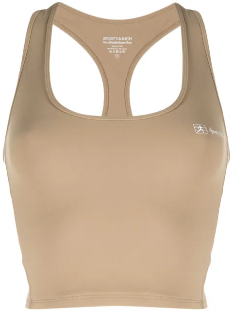 Sporty & Rich Runner Script Sports tank top