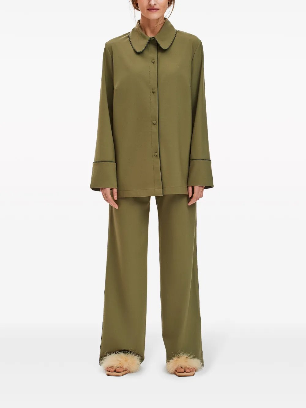 Sleeper Blouse met lange mouwen - Groen