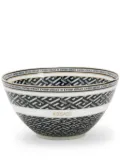 Versace La Greca Signature porcelain bowl - White