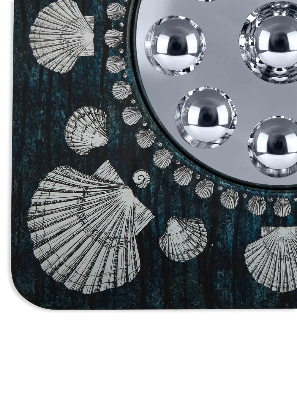 FORNASETTI GIRO DI CONCHIGLIE SQUARE-FRAME MIRROR (50CM X 50CM)