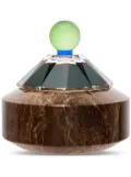 Reflections Copenhagen Apple marble bonbonniere bowl (17.5cm x 18cm) - Brown