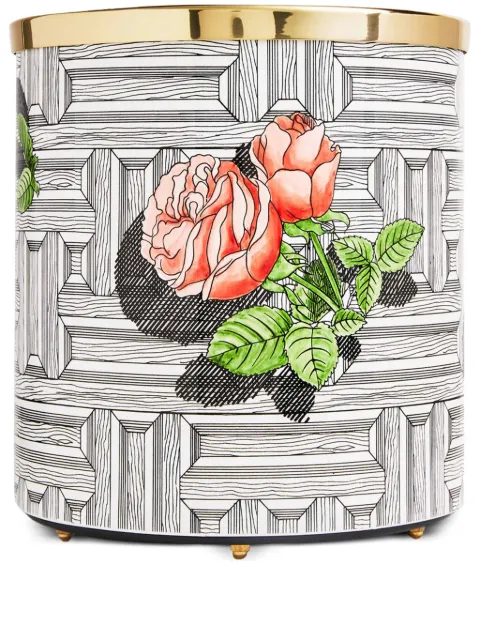 Fornasetti Musciarabia paper basket (28cm x 26cm)
