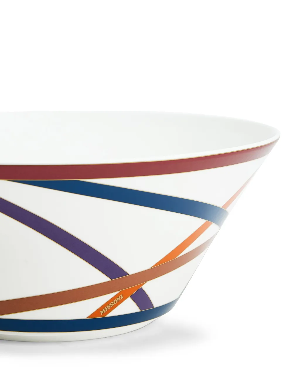Missoni Nastri Salad Bowl (26.5cm) In White