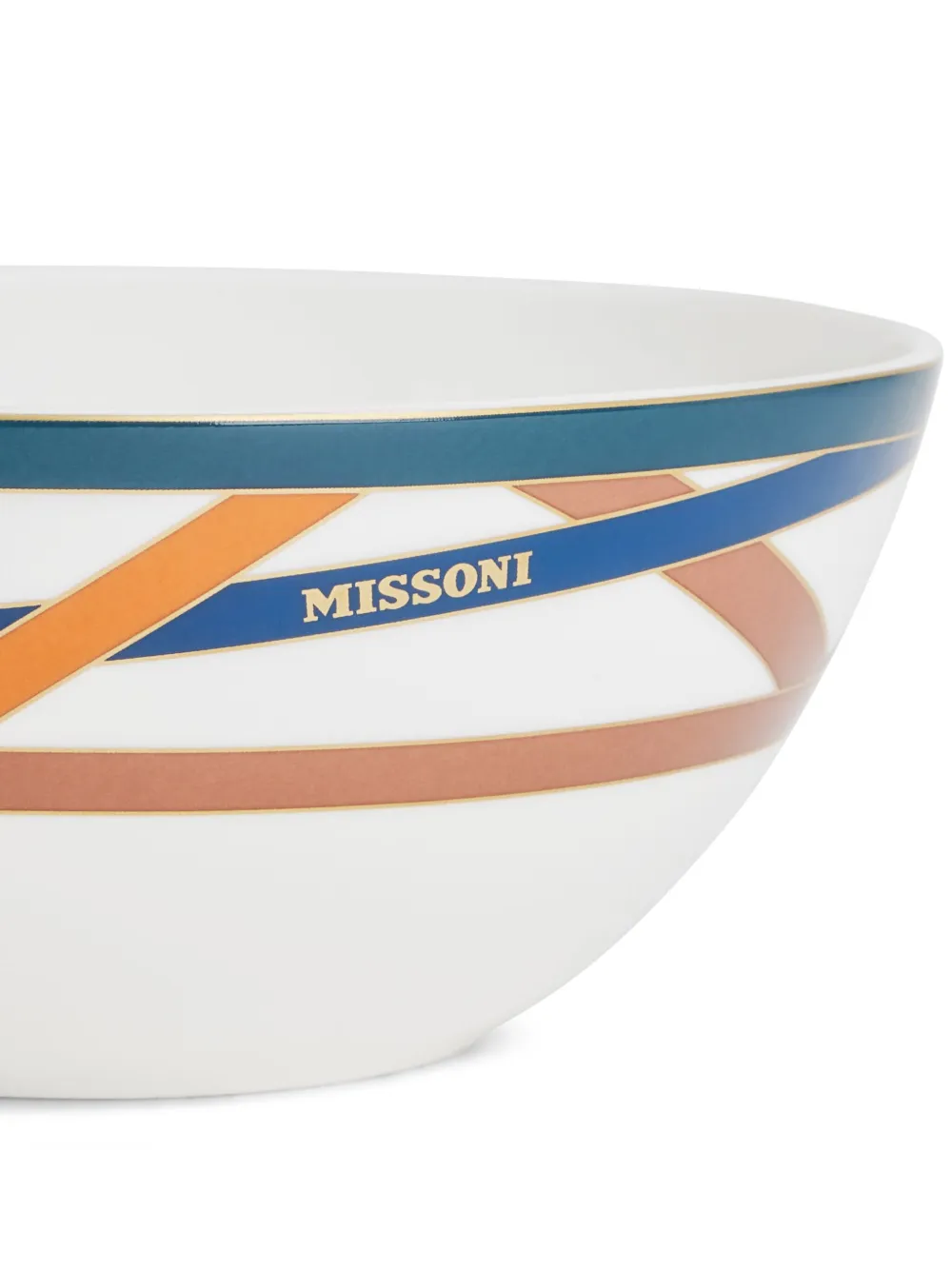 Missoni Nastri Soup Bowl In White