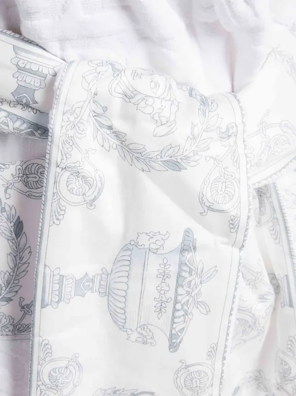 Versace I Love Baroque Bride Terry Bath Robe White FARFETCH BH