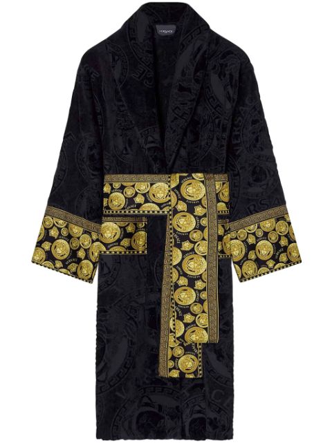 Versace Medusa belted robe