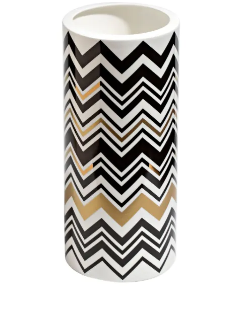 Missoni Home zigzag-print porcelain vase (36cm x 16cm)
