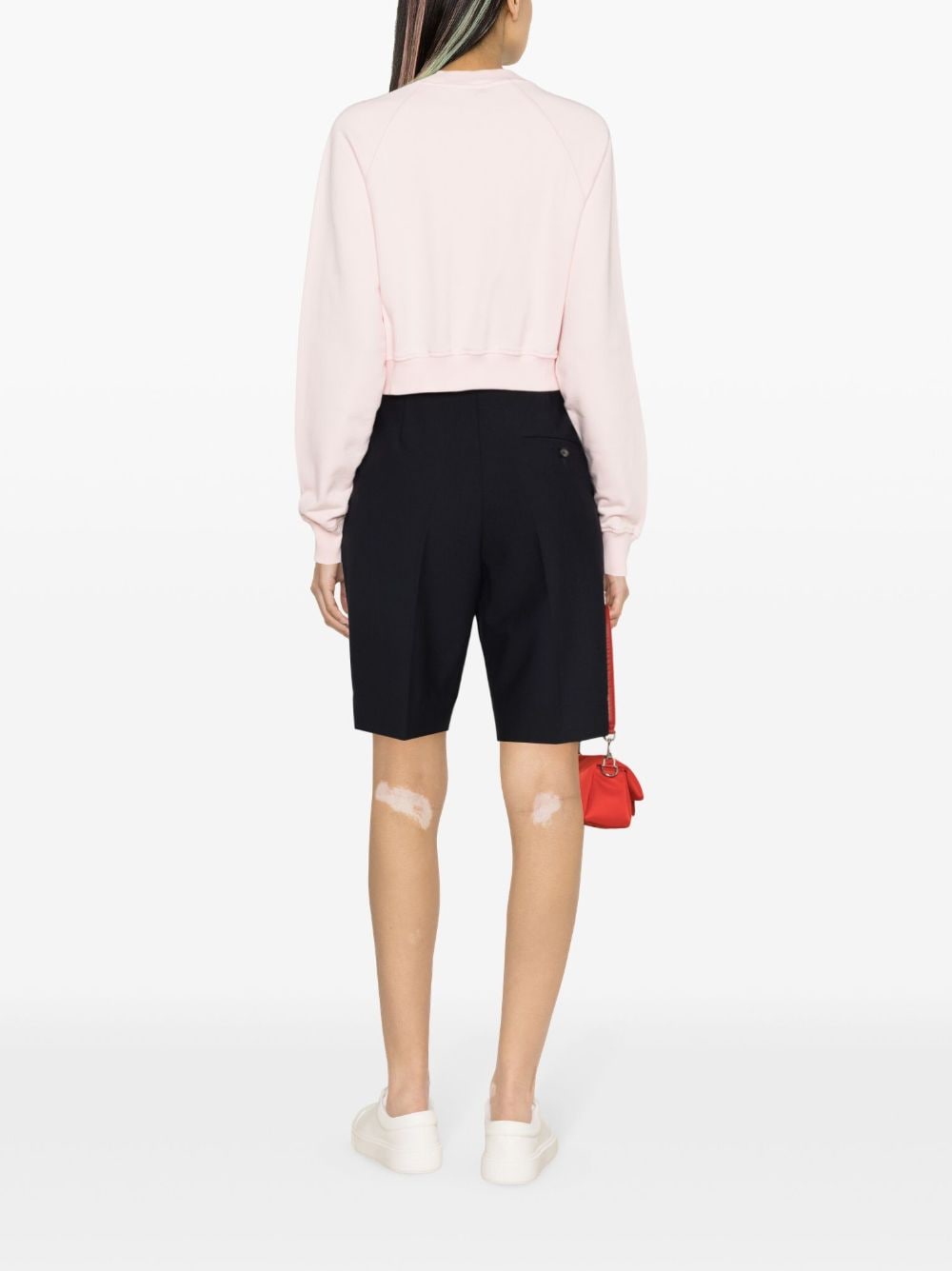 Shop Casablanca Equipement Sportif Organic Cotton Sweatshirt In Pink