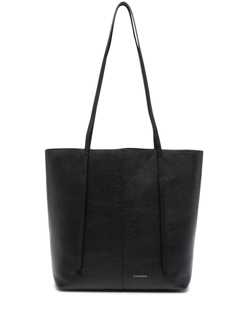 By Malene Birger Abilso Leather Tote Bag In Black